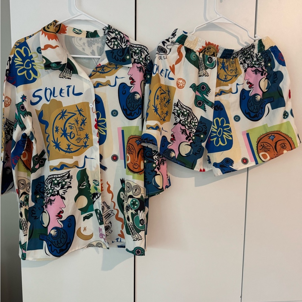 Two-Piece shorts and shirt Set